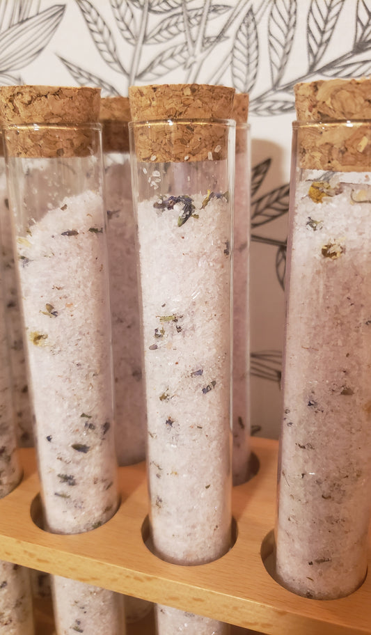 Lavender, Chamomile Salt Soak Tube