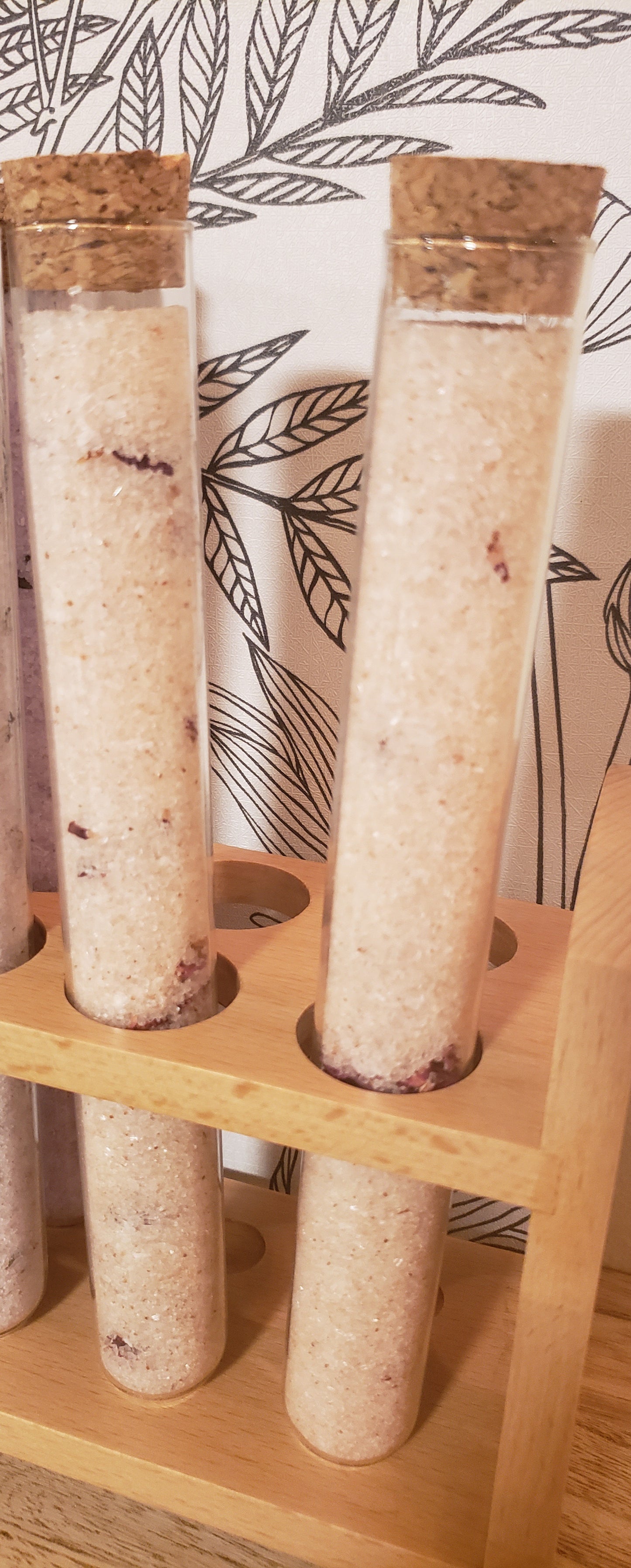 Coconut Rose Bath Salt Tube