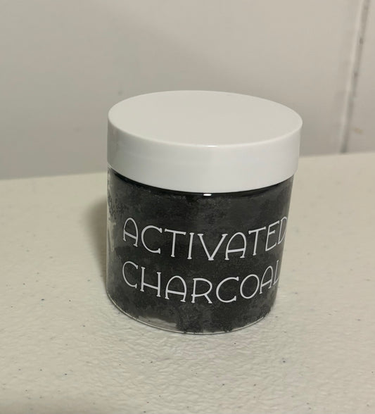 Activated Charcoal Sugar Scrub with Tea Tree