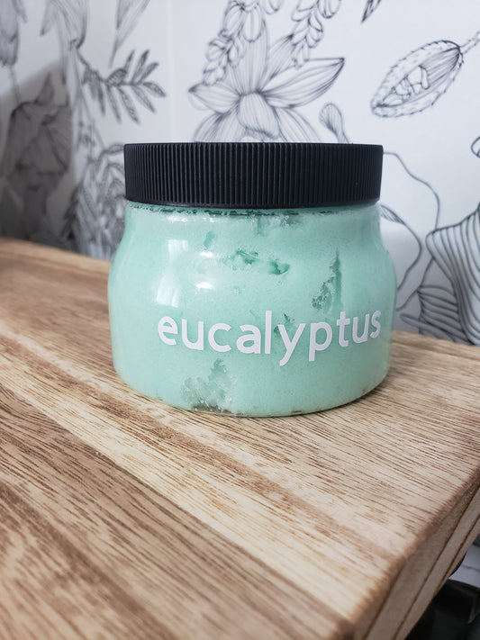 White Eucalyptus Sugar Scrub Large